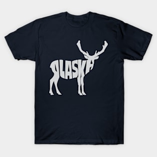 Moose, Alaska (white) T-Shirt